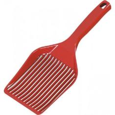 Pá Higiênica para Caixa de Areia Gatos Power Cat - PET INJET, Vermelho
