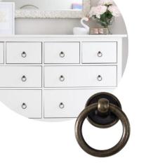 Puxadores Moveis Puxador Armário Puxador De Gaveta Kit 6 pçs - Telis F