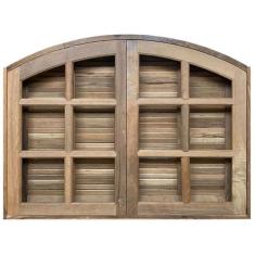 Janela de Abrir / Abrir em Arco de Madeira Itaúba Esquadrias Longo - 1