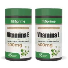 Kit 2 Vitamina E 400mg Com 60 Cápsulas - Fitoprime