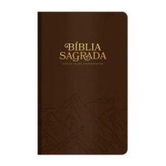 Bíblia Sagrada AEC - Letra Grande - Capa Marrom - Editora Vida
