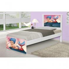 Cama Solteiro Sereia Nas Pedras