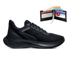 Tênis Casual Trail Academia Advanced Fitness + Carteira Masculina-Masculino