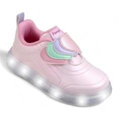 Tênis Pampili Casual Feminino Infantil com Luz 483.022-Feminino