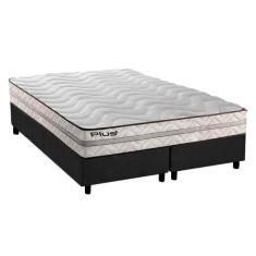 Cama Box Queen: Colchão Espuma D33 Paropas Pasquale Plus + Base CRC Su