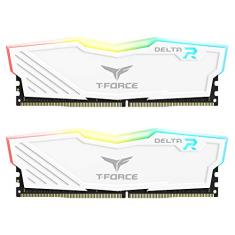 TEAMGROUP Memória Ram Desktop Gamer T-Force Delta RGB DDR4 16GB (2x8GB) 3000MHz (PC4-24000) CL16 TF3D416G3000HC16CDC01 - Preto