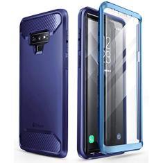 Clayco Xenon Series, Capa Protetora para Samsung Galaxy Note 9 (Versão 2018), Capa dura de Corpo Inteiro, com Protetor de Tela Curvo 3D (Azul)
