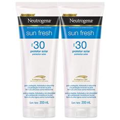 Kit 2 Protetor Solar Neutrogena Sun Fresh Corpo Fps 30 200ml