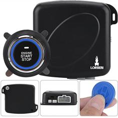 Kit Ignição partida motor carro Botão Start stop universal GT815 - Lorben
