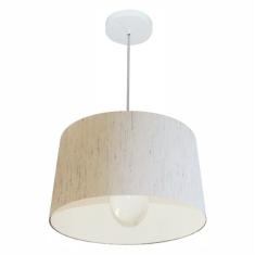 Lustre Pendente Cone Md-4241 Cúpula Em Tecido 30/45x40cm Linh