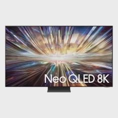 Samsung ai Big TV 85 Neo qled 8K 85QN800D 2024, Processador com ai, Upscaling 8K ai, Mini led, Painel até 165hz, Alexa Built-in