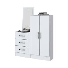 Cômoda Com Espelho B700 2 Portas E 3 Gavetas Briz