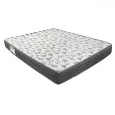 Cama Box Com Baú Casal branca + Colchão De Espuma D33 - Ortobom - iso 100 138cm