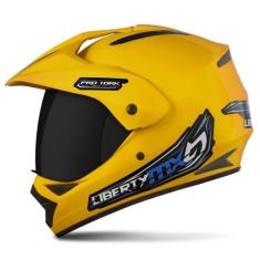 Capacete Esportivo Motocross Trilha Liberty MX Pro Vision Viseira Fumê