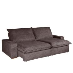 Sofá 3 Lugares 2,30m Retrátil e Reclinável Lazzio Bom Pastor