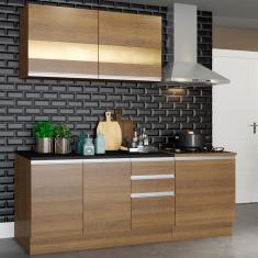 Armário de Cozinha Compacta 180cm Rustic Milão Madesa 02