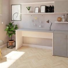 Escrivaninha Mesa Escritório 160cmx47cm 25mm - Bramov Móveis