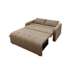 Sofá Cama 2 Lugares 138cm Amora New Capuccino Matrix, Capuccino, 2