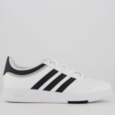 Tênis Adidas Hoops 4.0 Feminino Branco e Preto-Feminino