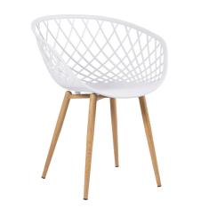 Cadeira Clarice Nest Com Apoio De Braços - Branco