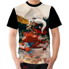 Camiseta Camisa Mestre Jiraya (sennin Lendário) Naruto