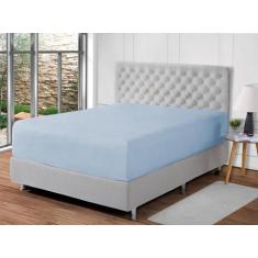 Lençol Casal Avulso Com Elástico Percal 100% Algodão - Elohim_Bordados