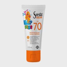 Protetor Solar Facial e Corporal Sveda Kids Fps70 125ml