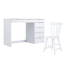 Mesa De Escritório Ditália 7 Gavetas Com Cadeira Pe-90