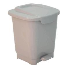 Lixeira Tramontina T-force Cinza 25 L