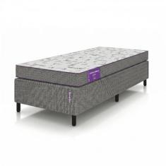 Conjunto Cama Box Solteiro Smartz: Colchão Acction D23 Macio + Base Ku