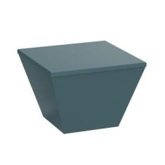 Banqueta Baixa Polipropileno sem Encosto Neo Azul/Lazuli - Grifit