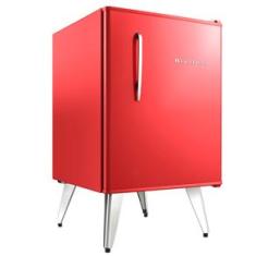 Mini Refrigerador Brastemp 1 Porta Retrô BRA08 - 76L - Vermelho 