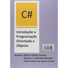 C# Introdução a Programação Orientada a Objetos