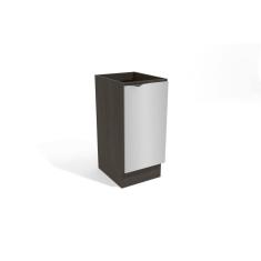 Balcão para Cozinha 1 Porta Kappesberg Onix/Steel