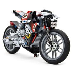 Decool 3353 3354 Harley Vehicle Motor Bike Building Bricks 8051 Brinquedos Para Crianças| Blocos