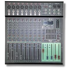 Mesa de Som Rck Audio MX8DP USB 8 Canais