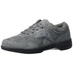 Propét Walker feminino lavável, Sr Pewter, 5 X-Wide