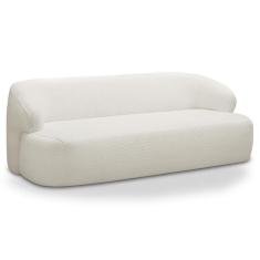 Sofá 2 Lugares Sala Orgânico 150cm Donk L08 Boucle Off White - Mpozenato