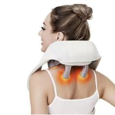 Massageador Shiatsu Pescoço Cervical Ombros 10W Portátil - Bbg