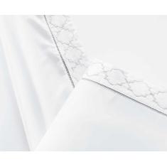 Jogo De Lençol Super King 4 Peças 300 Fios Bordado Infinity - Bia Enxo