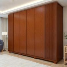 Guarda Roupa Ollie 6 Portas 6 Gavetas 6 Prateleiras 100% MDF com Pés -