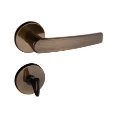 Fechadura Banheiro Concept Redonda 401 Bronze Oxidado 40mm - Pado