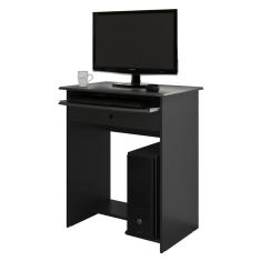 Mesa de Computador Escrivaninha 1 Gaveta Organizadora Compartimento CPU Decoração Home Office Escritório Quarto - RPM Móveis