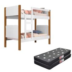 Beliche Reforçada De Solteiro Lançamento + Colchão D20 Flora - BeA Ben