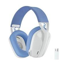 Headset Gamer Sem Fio Logitech G435, Lightspeed e Bluetooth, Dolby Atmos, USB, PC, PS4, PS5, Mobile, Drivers 40mm, Branco - 981-001073