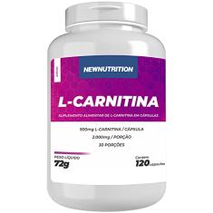 Newnutrition L Carnitina - 120 Cápsulas - Newnutrition