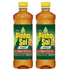 Kit com 2 Desinfetante Pinho Sol Original 500ml Cada