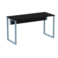 Mesa Escritório P25 TUB Pandin 120 cm (larg) Tampo MDP Preto Pé Aço Tu