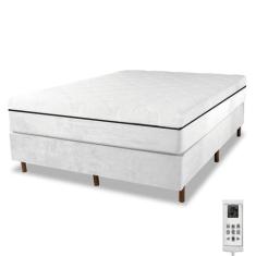 Cama Box e Colchão Magnético Massageador - Therapy Life Elegancy, Bran