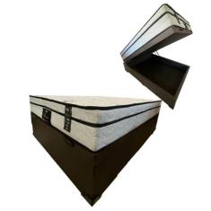 Cama Box Baú Casal + Colchão de Molas Ensacadas - Soberano - Luflex 13